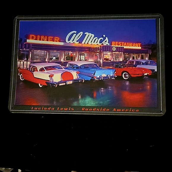 Vintage Diner 50s Style Aluminum Decorative Sign - Picture 1 of 4